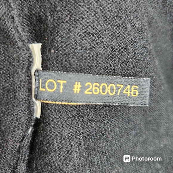 Jeans by Buffalo "Bondy" Gothcore Sheer Long Sleeve Rave Hi-Low Black Sweater L - Picture 8 of 10